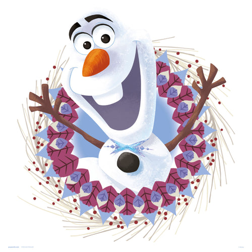 Grupo Erik Disney Frozen Olaf Reproducción de arte 30X30cm | Yourdecoration.es