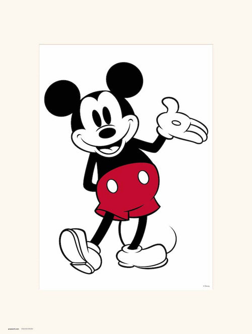 Grupo Erik Disney Mickey Classic Reproducción de arte 30X40cm | Yourdecoration.es