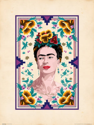 Grupo Erik Frida Kahlo Illustration Reproducción de arte 30X40cm | Yourdecoration.es