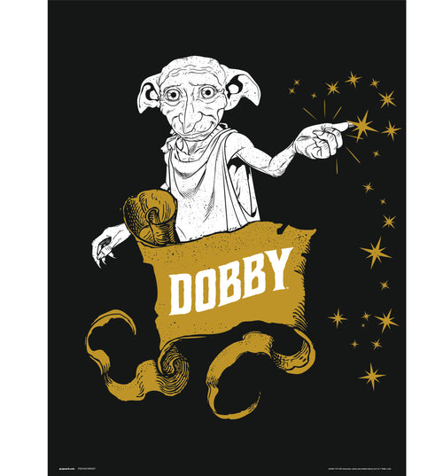 Grupo Erik Harry Potter Dobby Reproducción de arte 30X40cm | Yourdecoration.es