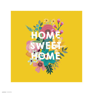 Grupo Erik Loreak Home Sweet Home Reproducción de arte 30X30cm | Yourdecoration.es