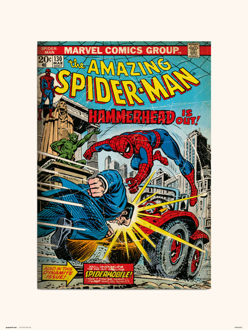 Grupo Erik Marvel Amazing Spider-Man 130 Reproducción de arte 30X40cm | Yourdecoration.es
