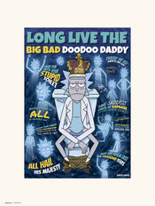Grupo Erik Rick And Morty Doodoo Daddy Reproducción de arte 30X40cm | Yourdecoration.es