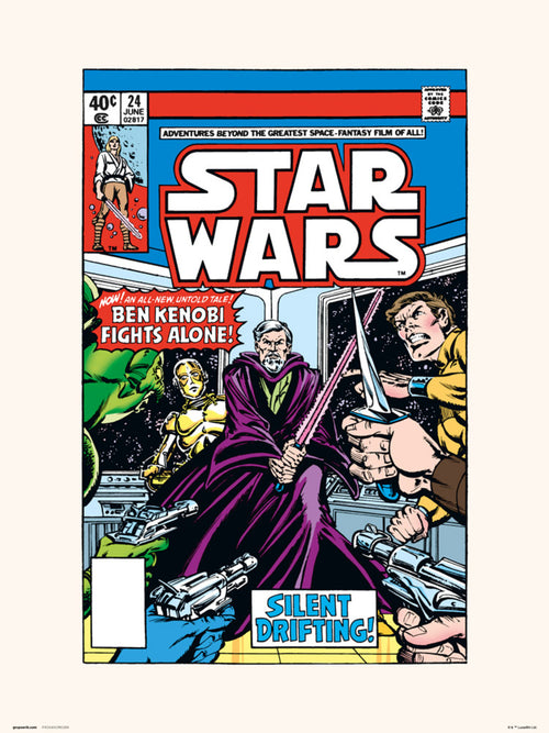 Grupo Erik Star Wars 24 Silent Drifting Reproducción de arte 30X40cm | Yourdecoration.es