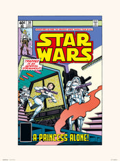 Grupo Erik Star Wars 30 A Princess Alone Reproducción de arte 30X40cm | Yourdecoration.es