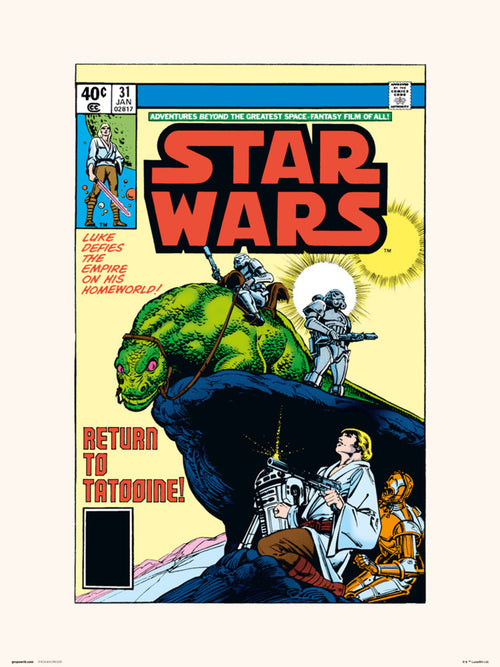 Grupo Erik Star Wars 31 Return To Tatooine Reproducción de arte 30X40cm | Yourdecoration.es