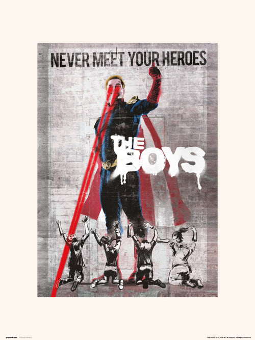 Grupo Erik The Boys Never Meet Your Heroes Reproducción de arte 30X40cm | Yourdecoration.es
