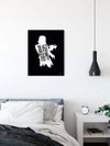 Komar Star Wars Silhouette Quotes Stormtrooper Reproducción de arte 40x50cm Sfeer | Yourdecoration.es