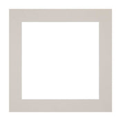 Paspartú Tamaño del Marco 20x20 cm - Tamaño de la Foto 15x15 cm - Granito Gris
