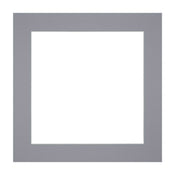 Paspartú Tamaño del Marco 20x20 cm - Tamaño de la Foto 15x15 cm - Gris