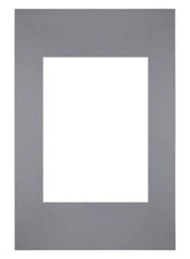 Paspartú Tamaño del Marco 20x30 cm - Tamaño de la Foto 13x18 cm - Gris