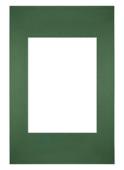 Paspartú Tamaño del Marco 20x30 cm - Tamaño de la Foto 13x18 cm - Bosque Verde