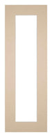 Paspartú 25x75 cm - Apertura de foto 20x60 cm - Beige - Para marcos y fotos