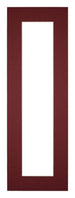 Paspartú 33x98 cm - Apertura de foto 20x80 cm - Vino Rojo - Para marcos y fotos