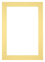 Paspartú Tamaño del Marco 25x35 cm - Tamaño de la Foto 15x20 cm - Amarillo