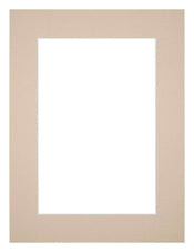Paspartú Tamaño del Marco 30x40 cm - Tamaño de la Foto 20x30 cm - Beige