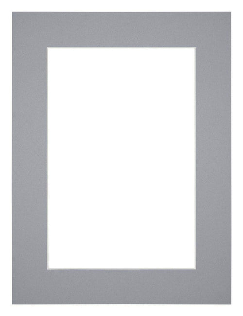 Paspartú 68x98 cm - Apertura de foto 60x90 cm - Gris - Para marcos y fotos