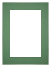 Paspartú 68x98 cm - Apertura de foto 60x90 cm - Bosque Verde - Para marcos y fotos