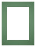 Paspartú 75x98 cm - Apertura de foto 60x85 cm - Bosque Verde - Para marcos y fotos