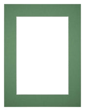 Paspartú Tamaño del Marco 30x40 cm - Tamaño de la Foto 20x30 cm - Bosque Verde