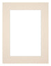 Paspartú 75x98 cm - Apertura de foto 60x80 cm - Tez - Para marcos y fotos