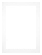 Paspartú Tamaño del Marco 75x100 cm - Tamaño de la Foto 61x91,5 cm - Blanco