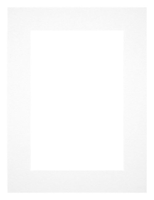 Paspartú 68x98 cm - Apertura de foto 60x90 cm - Blanco - Para marcos y fotos