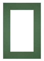 Paspartú 61x91,5 cm - Apertura de foto 50x70 cm - Bosque Verde - Para marcos y fotos