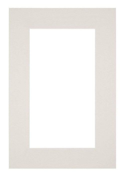 Paspartú 61x91,5 cm - Apertura de foto 50x70 cm - Gris Claro - Para marcos y fotos