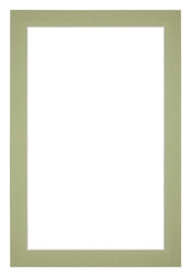 Paspartú 61x91,5 cm - Apertura de foto 55x85 cm - Menta Verde - Para marcos y fotos