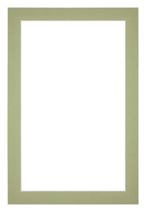 Paspartú 61x91,5 cm - Apertura de foto 55x85 cm - Menta Verde - Para marcos y fotos