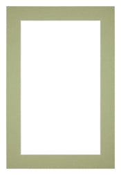 Paspartú Tamaño del Marco 20x30 cm - Tamaño de la Foto 15x20 cm - Menta Verde