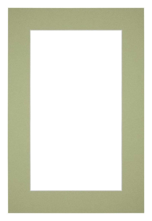 Paspartú 61x91,5 cm - Apertura de foto 50x80 cm - Menta Verde - Para marcos y fotos