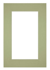 Paspartú 61x91,5 cm - Apertura de foto 50x70 cm - Menta Verde - Para marcos y fotos