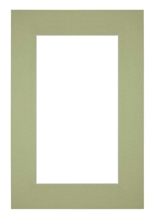 Paspartú 61x91,5 cm - Apertura de foto 50x70 cm - Menta Verde - Para marcos y fotos