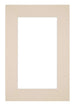 Paspartú 61x91,5 cm - Apertura de foto 50x70 cm - Tez - Para marcos y fotos