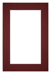 Paspartú 61x91,5 cm - Apertura de foto 50x80 cm - Vino Rojo - Para marcos y fotos