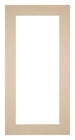 Paspartú Tamaño del Marco 40x80 cm - Tamaño de la Foto 30x70 cm - Beige