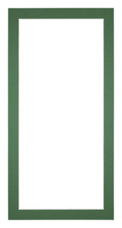 Paspartú Tamaño del Marco 40x80 cm - Tamaño de la Foto 35x75 cm - Bosque Verde
