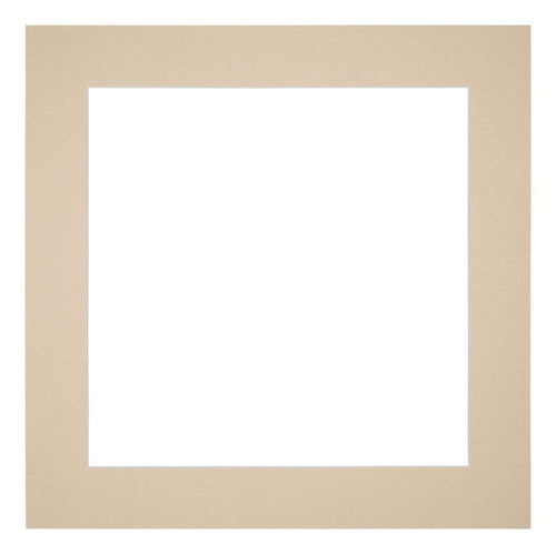 Paspartú Tamaño del Marco 60x60 cm - Tamaño de la Foto 50x50 cm - Beige