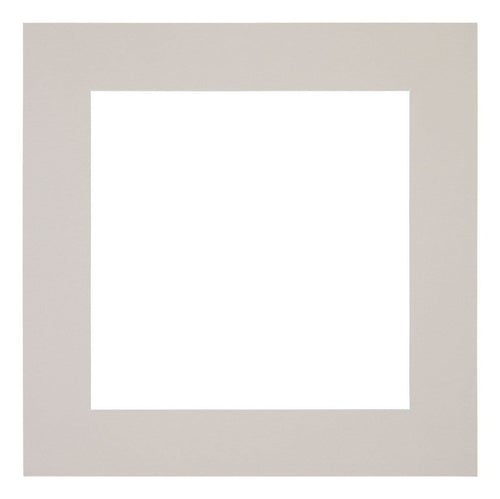 Paspartú 40x40 cm - Apertura de foto 20x20 cm - Granito Gris - Para marcos y fotos