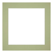 Paspartú Tamaño del Marco 40x40 cm - Tamaño de la Foto 30x30 cm - Menta Verde