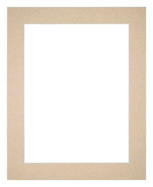 Paspartú 49x68 cm - Apertura de foto 40x60 cm - Beige - Para marcos y fotos