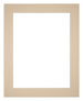 Paspartú 49x68 cm - Apertura de foto 40x60 cm - Beige - Para marcos y fotos