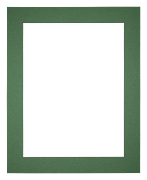 Paspartú 40x50 cm - Apertura de foto 30x40 cm - Bosque Verde - Para marcos y fotos