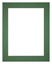 Paspartú 48x67 cm - Apertura de foto 40x60 cm - Bosque Verde - Para marcos y fotos