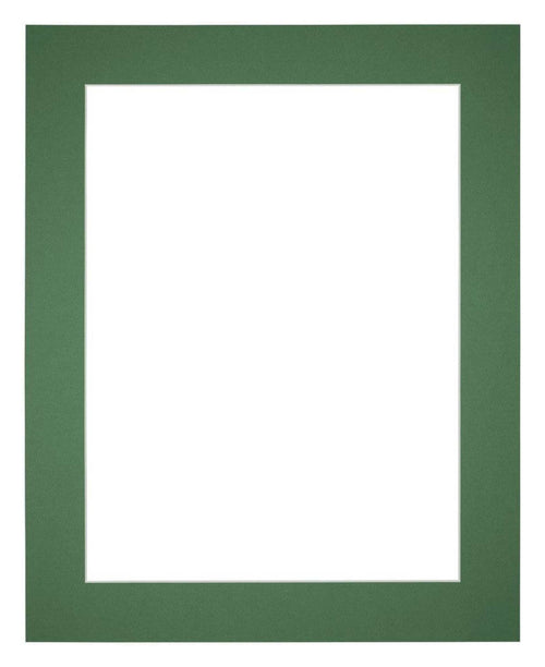 Paspartú 48x67 cm - Apertura de foto 40x60 cm - Bosque Verde - Para marcos y fotos