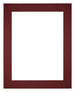 Paspartú 50x75 cm - Apertura de foto 40x60 cm - Vino Rojo - Para marcos y fotos