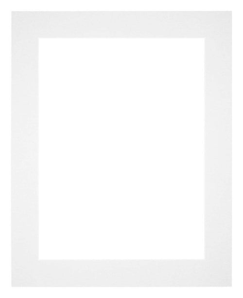 Paspartú 48x67 cm - Apertura de foto 40x60 cm - Blanco - Para marcos y fotos