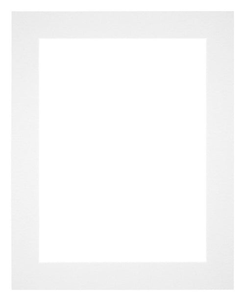 Paspartú 50x75 cm - Apertura de foto 40x60 cm - Blanco - Para marcos y fotos